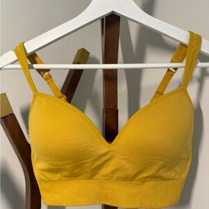 Athleta Sunflower Yellow sport Bra size XS